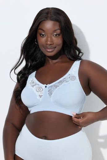 Moda za polnejše Grudnjak sa širim naramenicama s dodatkom ukrasne čipke plus velikost, xxl, Ulla Popken in Johann Popken (JP1880)