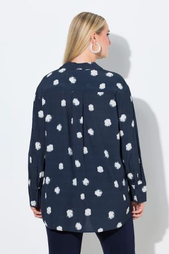 Moda za polnejše Bluza dugih rukava točkastog uzorka plus velikost, xxl, Ulla Popken in Johann Popken (JP1880)