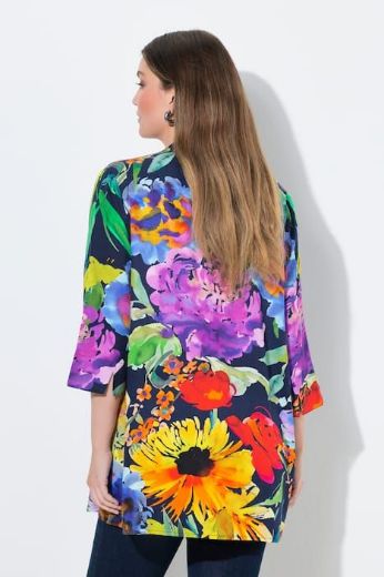 Moda za polnejše Tunika 3/4 rukava V ovratnika plus velikost, xxl, Ulla Popken in Johann Popken (JP1880)