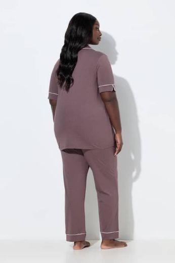 Moda za polnejše Pidžama kratkih rukava i dugih nogavica plus velikost, xxl, Ulla Popken in Johann Popken (JP1880)