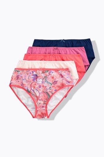 Moda za polnejše Gaćice midi 5 komada plus velikost, xxl, Ulla Popken in Johann Popken (JP1880)