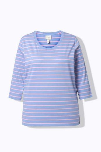 Moda za polnejše Majica 3/4 rukava okruglog ovratnika plus velikost, xxl, Ulla Popken in Johann Popken (JP1880)