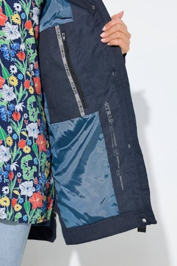 Moda za polnejše Jakna s kapuljačom vodootporna plus velikost, xxl, Ulla Popken in Johann Popken (JP1880)