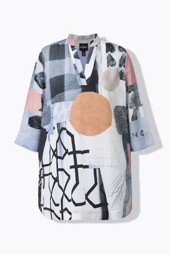 Moda za polnejše Tunika 3/4 rukava plus velikost, xxl, Ulla Popken in Johann Popken (JP1880)