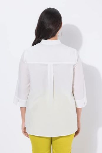 Moda za polnejše Bluza 3/4 rukava V ovratnika plus velikost, xxl, Ulla Popken in Johann Popken (JP1880)