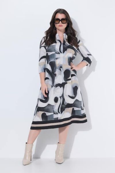 Slika Haljina midi 3/4 rukava