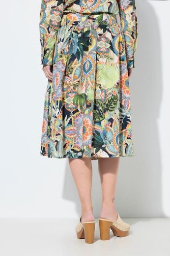 Moda za polnejše Suknja midi A kroja plus velikost, xxl, Ulla Popken in Johann Popken (JP1880)