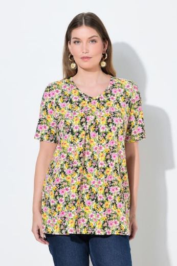 Moda za polnejše Majica kratkih rukava V ovratnika plus velikost, xxl, Ulla Popken in Johann Popken (JP1880)