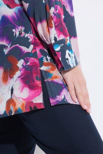 Moda za polnejše Bluza dugih rukava A kroja plus velikost, xxl, Ulla Popken in Johann Popken (JP1880)