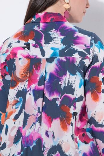 Moda za polnejše Bluza dugih rukava A kroja plus velikost, xxl, Ulla Popken in Johann Popken (JP1880)