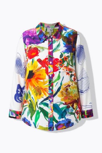 Moda za polnejše Košulja dugih rukava plus velikost, xxl, Ulla Popken in Johann Popken (JP1880)