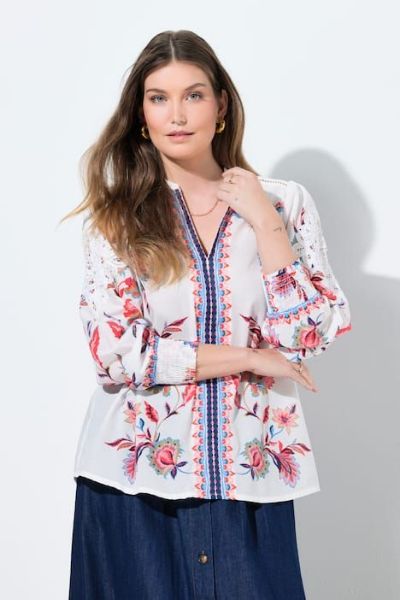 Slika Tunika dugih rukava V ovratnika