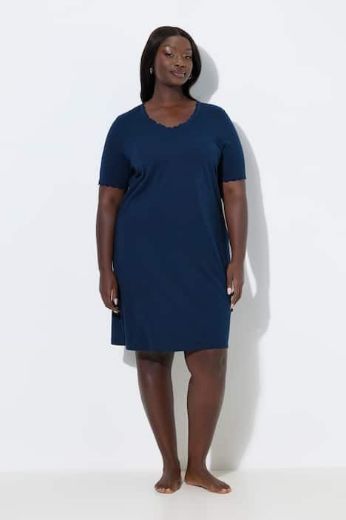 Moda za polnejše Spavaćica kratkih rukava plus velikost, xxl, Ulla Popken in Johann Popken (JP1880)