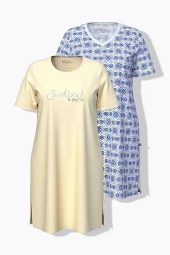 Moda za polnejše Spavaćica kratkih rukava 2 komada plus velikost, xxl, Ulla Popken in Johann Popken (JP1880)