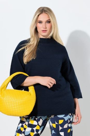 Moda za polnejše Pulover 3/4 rukava plus velikost, xxl, Ulla Popken in Johann Popken (JP1880)