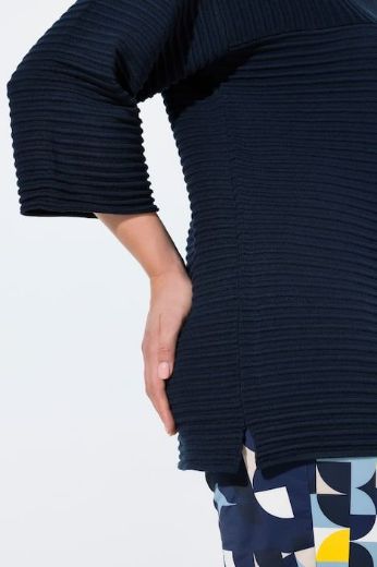 Moda za polnejše Pulover 3/4 rukava plus velikost, xxl, Ulla Popken in Johann Popken (JP1880)