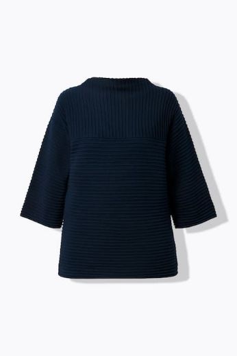 Moda za polnejše Pulover 3/4 rukava plus velikost, xxl, Ulla Popken in Johann Popken (JP1880)