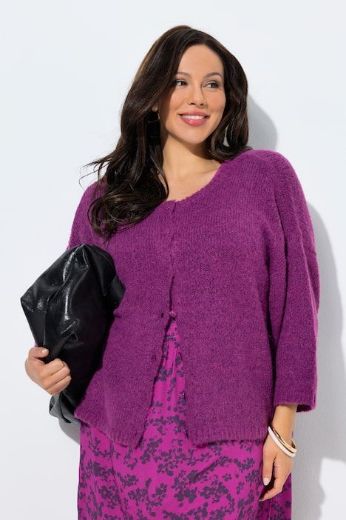 Moda za polnejše Kardigan 3/4 rukava na kopčanje plus velikost, xxl, Ulla Popken in Johann Popken (JP1880)