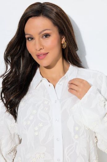 Moda za polnejše Bluza dugih rukava A kroja plus velikost, xxl, Ulla Popken in Johann Popken (JP1880)