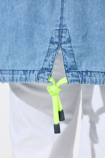 Moda za polnejše Jakna lagana od trapera s kapuljačom plus velikost, xxl, Ulla Popken in Johann Popken (JP1880)