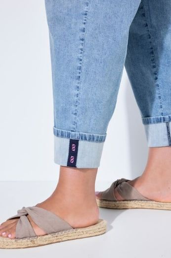 Moda za polnejše Hlače dugih nogavica šireg kroja traper plus velikost, xxl, Ulla Popken in Johann Popken (JP1880)