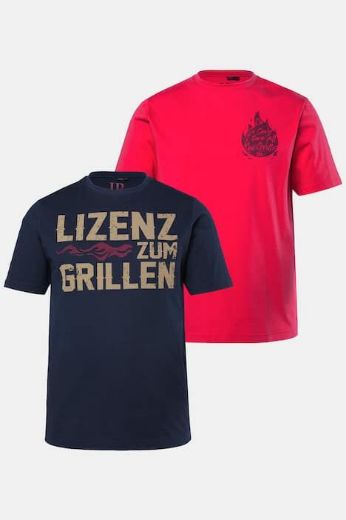 Moda za polnejše Majica kratkih rukava 2 u paketu plus velikost, xxl, Ulla Popken in Johann Popken (JP1880)