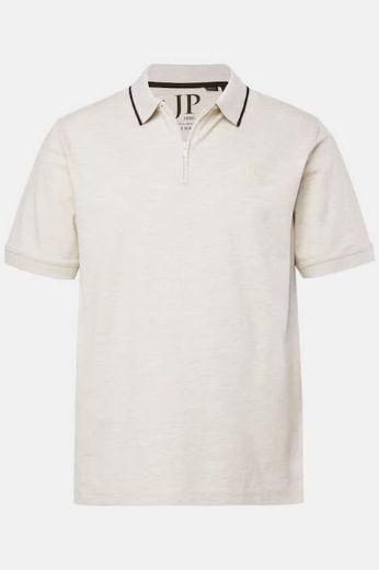 Moda za polnejše Majica polo kratkih rukava s patentom plus velikost, xxl, Ulla Popken in Johann Popken (JP1880)