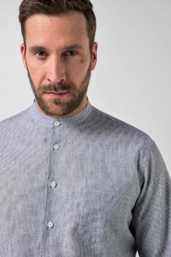 Moda za polnejše Košulja dugih rukava na pruge plus velikost, xxl, Ulla Popken in Johann Popken (JP1880)