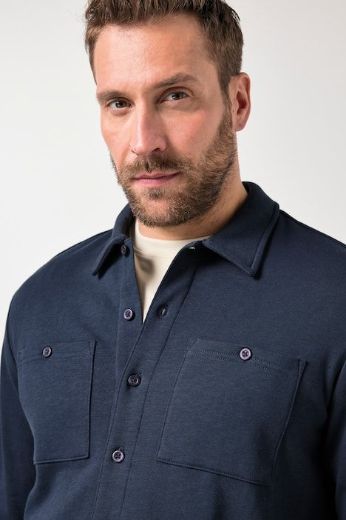 Moda za polnejše Košulja dugih rukava s džepovima plus velikost, xxl, Ulla Popken in Johann Popken (JP1880)