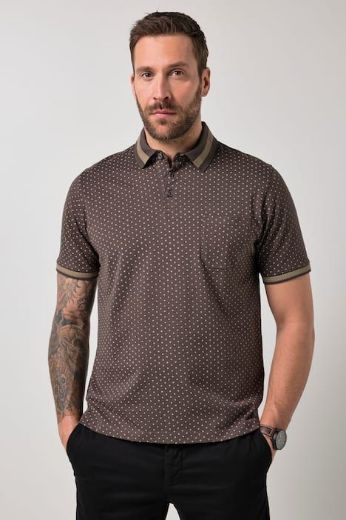 Moda za polnejše Majica Polo kratkih rukava plus velikost, xxl, Ulla Popken in Johann Popken (JP1880)