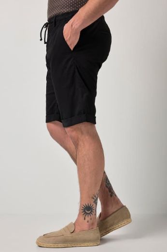 Moda za polnejše Bermude chino na vezanje plus velikost, xxl, Ulla Popken in Johann Popken (JP1880)