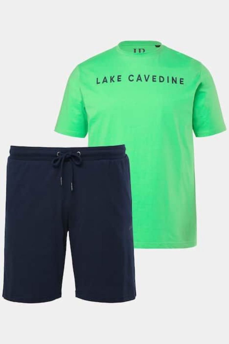 Moda za polnejše Pidžama kratkih rukava i kratkih nogavica plus velikost, xxl, Ulla Popken in Johann Popken (JP1880)