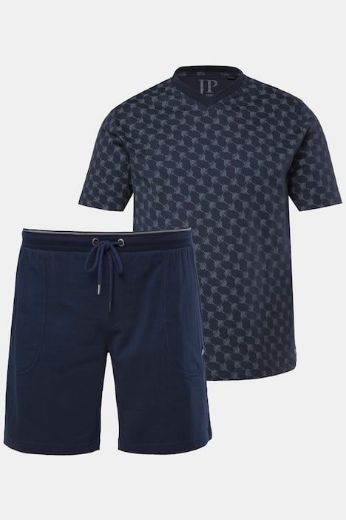 Moda za polnejše Pidžama kratkih rukava i kratkih nogavica plus velikost, xxl, Ulla Popken in Johann Popken (JP1880)