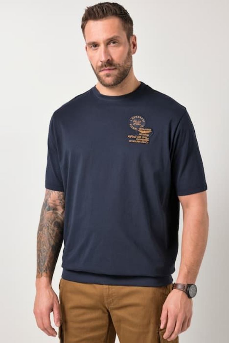 Moda za polnejše Majica kratkih rukava plus velikost, xxl, Ulla Popken in Johann Popken (JP1880)