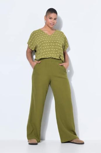 Moda za polnejše Hlače šireg kroja nogavica plus velikost, xxl, Ulla Popken in Johann Popken (JP1880)