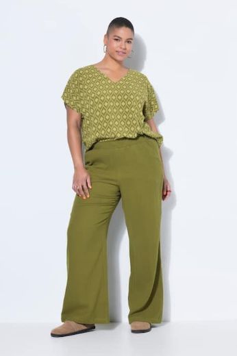 Moda za polnejše Hlače šireg kroja nogavica plus velikost, xxl, Ulla Popken in Johann Popken (JP1880)