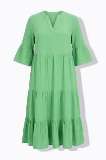 Moda za polnejše Haljina 3/4 rukavi A kroja duži model plus velikost, xxl, Ulla Popken in Johann Popken (JP1880)