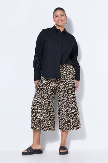 Moda za polnejše Hlače skraćenih širokih nogavica plus velikost, xxl, Ulla Popken in Johann Popken (JP1880)