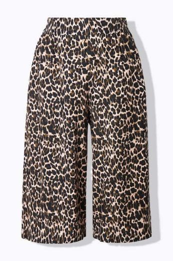 Moda za polnejše Hlače skraćenih širokih nogavica plus velikost, xxl, Ulla Popken in Johann Popken (JP1880)