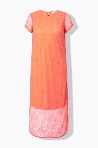 Moda za polnejše Haljina maxi kratkih rukava s čipkastim detaljima plus velikost, xxl, Ulla Popken in Johann Popken (JP1880)