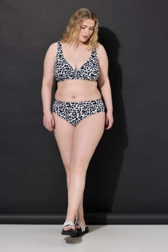 Moda za polnejše Kupaći kostim   gornji dio s uzorkom leoparda plus velikost, xxl, Ulla Popken in Johann Popken (JP1880)
