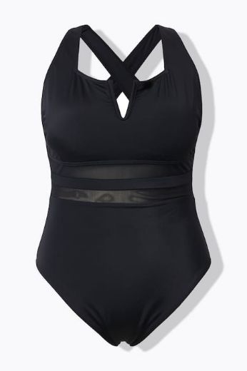 Moda za polnejše Kupaći kostim jednodijelni plus velikost, xxl, Ulla Popken in Johann Popken (JP1880)