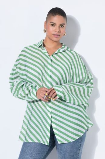 Moda za polnejše Košulja dugih rukava šireg kroja plus velikost, xxl, Ulla Popken in Johann Popken (JP1880)