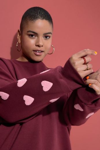 Moda za polnejše Majica dugih rukava šireg kroja plus velikost, xxl, Ulla Popken in Johann Popken (JP1880)