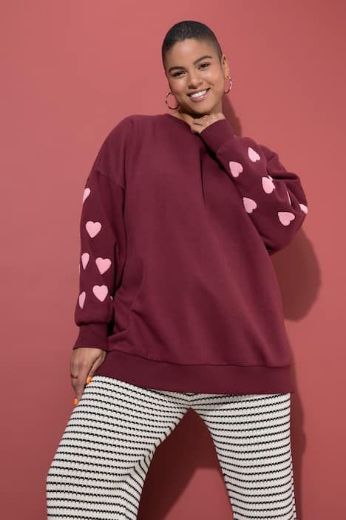 Moda za polnejše Majica dugih rukava šireg kroja plus velikost, xxl, Ulla Popken in Johann Popken (JP1880)