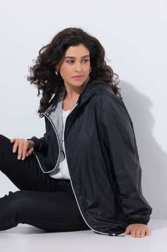 Moda za polnejše Jakna dvostrana s kapuljačom plus velikost, xxl, Ulla Popken in Johann Popken (JP1880)