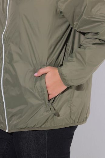 Moda za polnejše Jakna dvostrana s kapuljačom plus velikost, xxl, Ulla Popken in Johann Popken (JP1880)