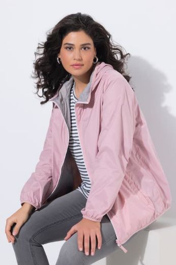 Moda za polnejše Jakna dvostrana s kapuljačom plus velikost, xxl, Ulla Popken in Johann Popken (JP1880)