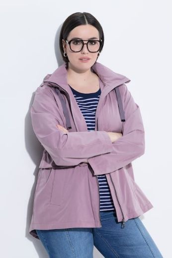 Moda za polnejše Jakna vodoodbojna s kapuljačom plus velikost, xxl, Ulla Popken in Johann Popken (JP1880)