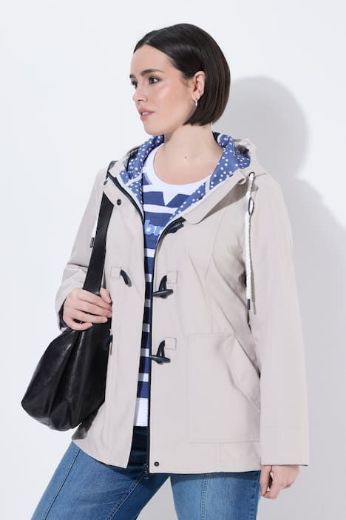 Moda za polnejše Jakna vodoodbojna s kopčama plus velikost, xxl, Ulla Popken in Johann Popken (JP1880)